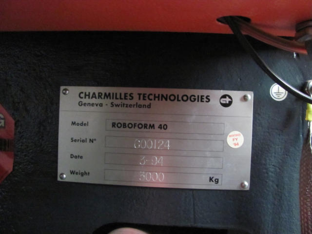 Charmilles Roboform 40, Machine ID: 5705